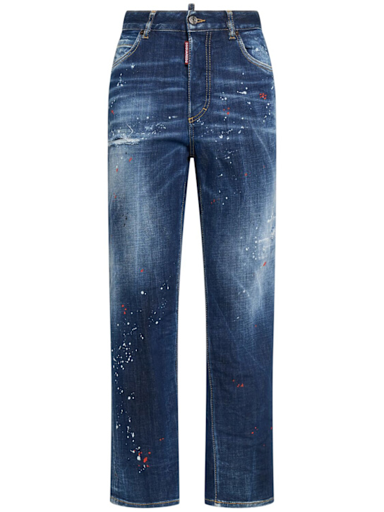 Dsquared2: Boston high rise straight jeans - women_0 | Luisa Via Roma
