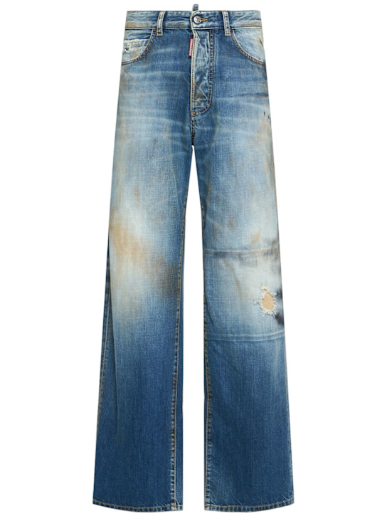 Dsquared2: San Diego mid rise wide jeans - women_0 | Luisa Via Roma