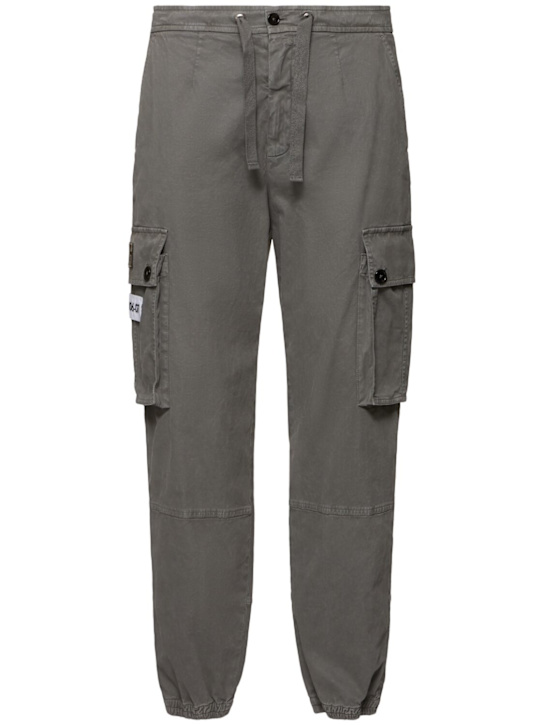 Dolce&Gabbana: Garment dyed cargo pants - men_0 | Luisa Via Roma