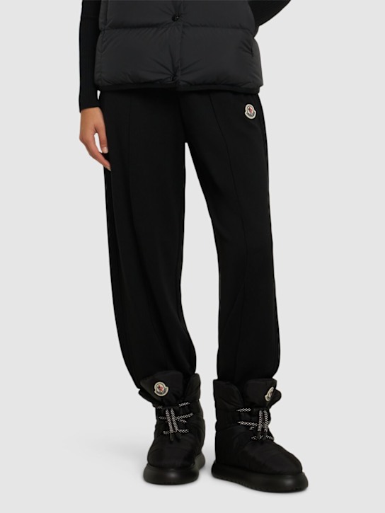 Moncler: Gaia Pull nylon boots - women_1 | Luisa Via Roma