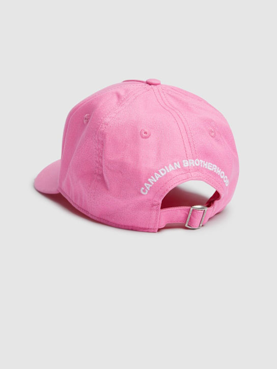 Dsquared2: Dsquared2 Mini Logo baseball cap - Pink - women_3 | Luisa Via Roma