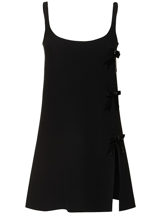 Embellished crepe dress - Thumbnail 1