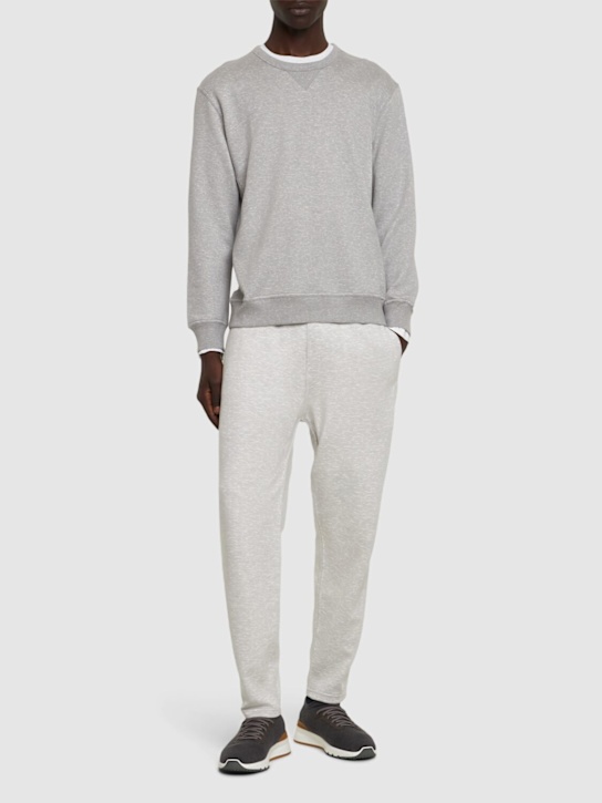 Brunello Cucinelli: ファインスウェットシャツ - men_1 | Luisa Via Roma