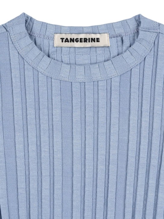 TANGERINE: Top a costine - Celeste - kids-girls_1 | Luisa Via Roma