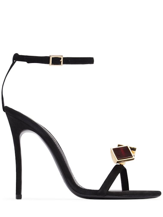 Dsquared2: 110mm Suede sandals - women_0 | Luisa Via Roma
