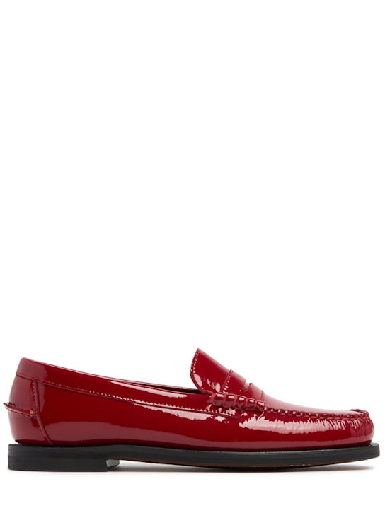 Sebago: 20mm Classic Dan patent leather loafers - women_0 | Luisa Via Roma