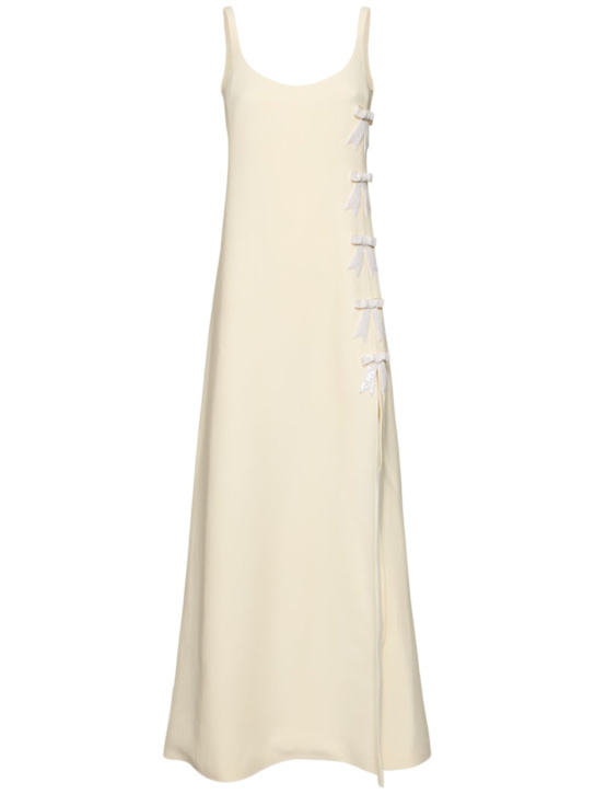 Embellished crepe dress - Thumbnail 1
