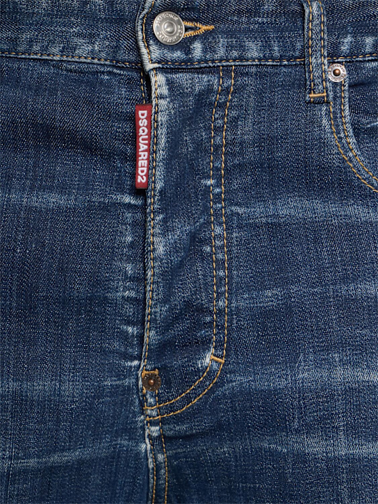 Dsquared2: 642 denim shorts - Navy - women_4 | Luisa Via Roma