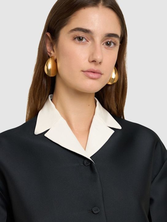 Jil Sander: EW1 1 hoop earrings - women_1 | Luisa Via Roma