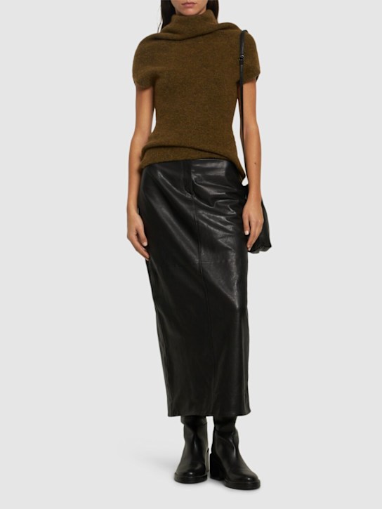 Rick Owens: Haut en maille côtelée Crater - women_1 | Luisa Via Roma