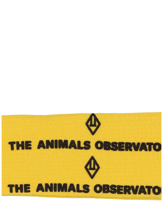 The Animals Observatory: Printed cotton blend long socks - Yellow - kids-boys_1 | Luisa Via Roma