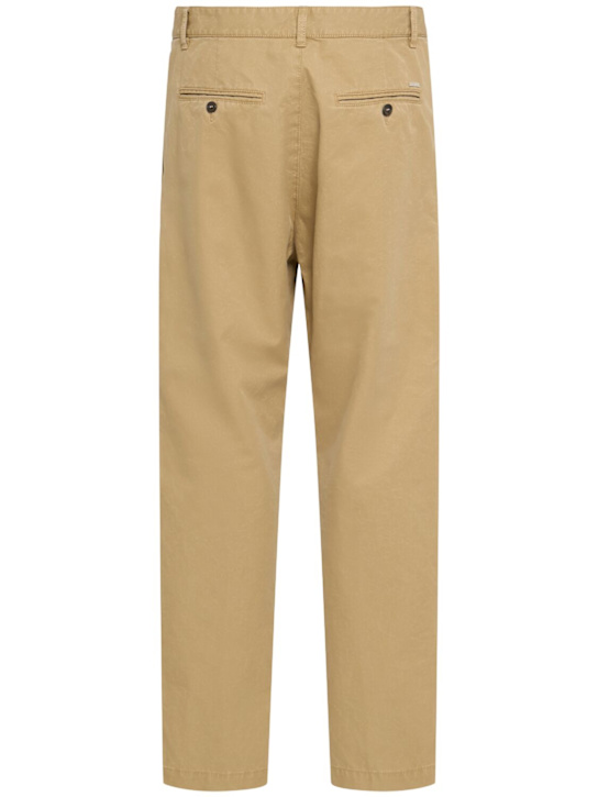Dsquared2: One pleat cotton pants - Khaki - men_3 | Luisa Via Roma