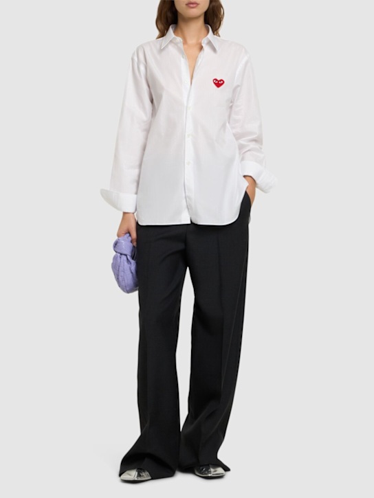 Comme des Garçons Play: コットンシャツ - women_1 | Luisa Via Roma