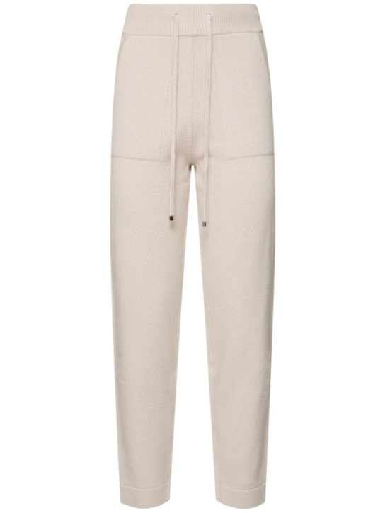 'S Max Mara: Opera elastic waist knit pants - women_0 | Luisa Via Roma