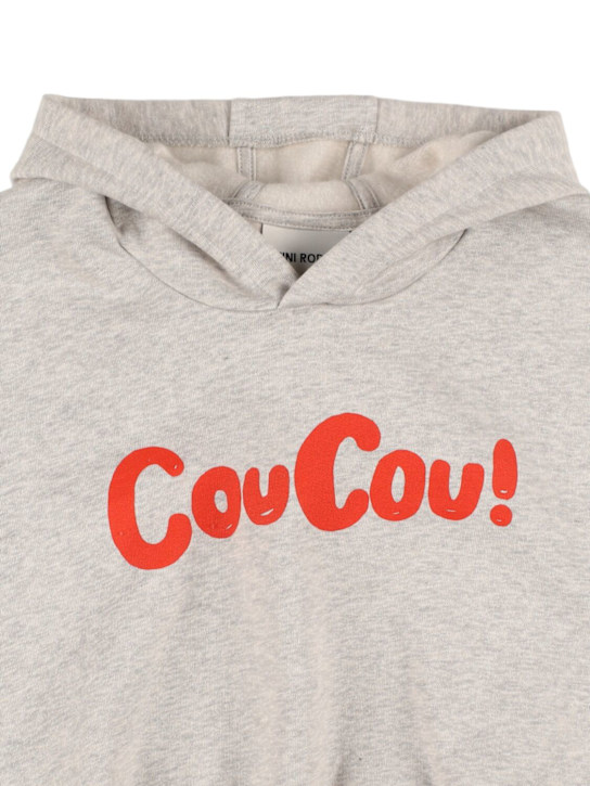 Mini Rodini: Cou Cou printed organic cotton hoodie - kids-boys_1 | Luisa Via Roma