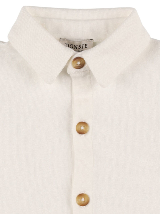 Donsje: オーガニックコットンポプリンシャツ - kids-boys_1 | Luisa Via Roma