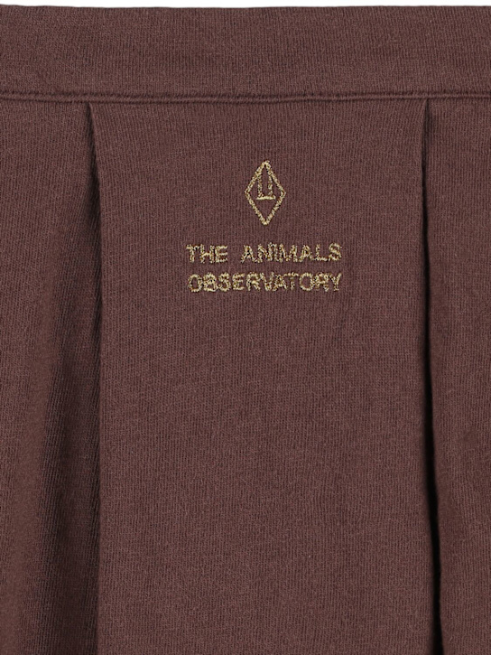 Turkey pleated cotton skirt - The Animals Observatory - Girls  | Luisaviaroma