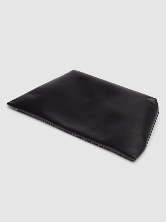 Dsquared2: Lock Yourself leather clutch - Black - women_4 | Luisa Via Roma