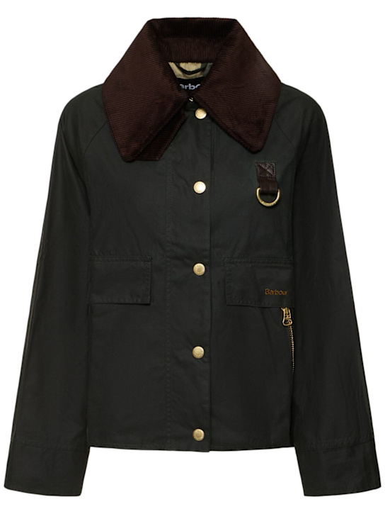 BARBOUR: Jacke aus gewachster Baumwolle - women_0 | Luisa Via Roma