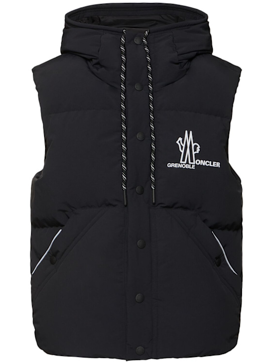 Moncler Grenoble: Baldy tech down vest - men_0 | Luisa Via Roma