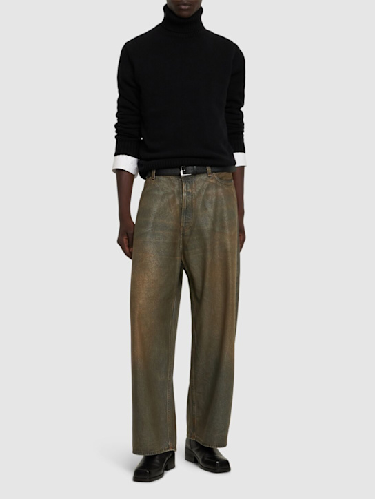 Seven Gauge: Wool high neck sweater - men_1 | Luisa Via Roma