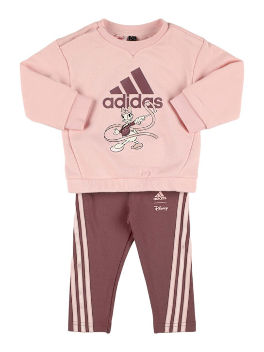 adidas Originals: Felpa e leggings Little Duck - Rosa - kids-girls_0 | Luisa Via Roma