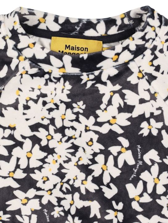 Maison Mangostan: コットンスウェットシャツ - kids-girls_1 | Luisa Via Roma