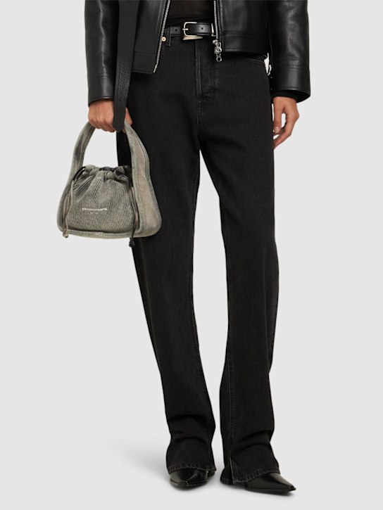 Alexander Wang: Small Ryan canvas top handle bag - women_1 | Luisa Via Roma