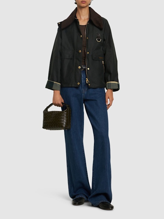 BARBOUR: Jacke aus gewachster Baumwolle - women_1 | Luisa Via Roma