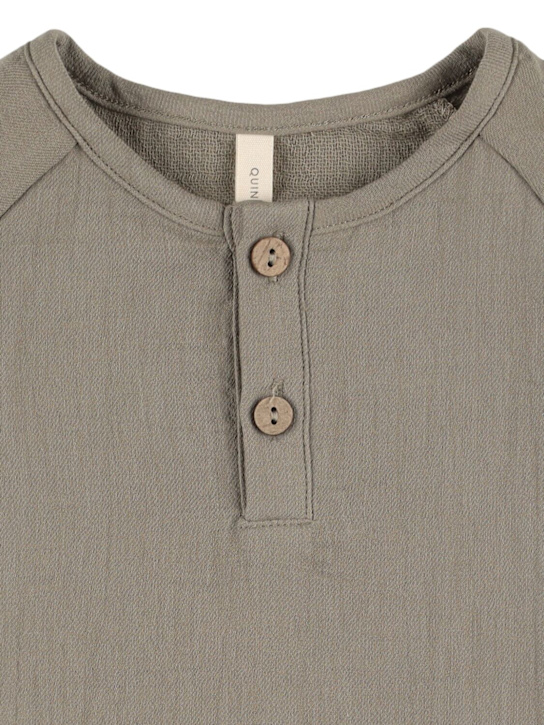 Quincy Mae: オーガニックコットン長袖Tシャツ - kids-girls_1 | Luisa Via Roma