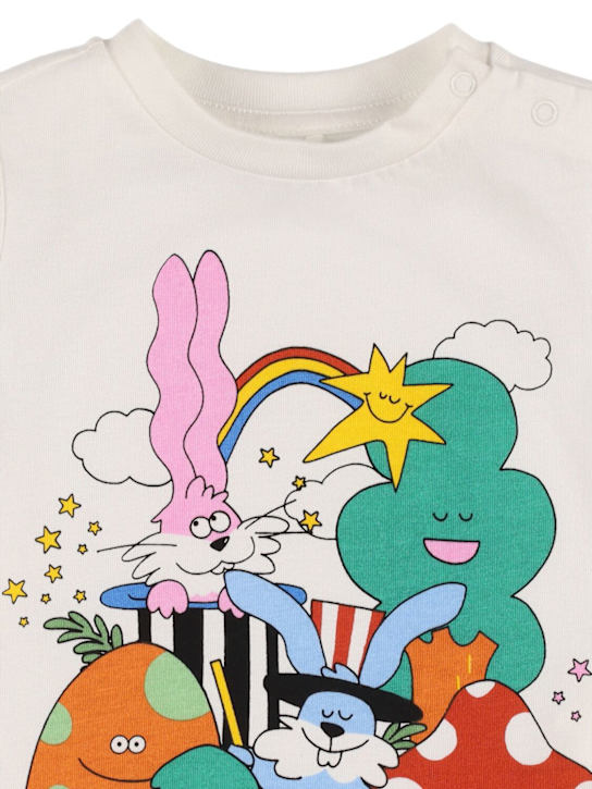 Stella McCartney Kids: コットンジャージーTシャツ - kids-boys_1 | Luisa Via Roma