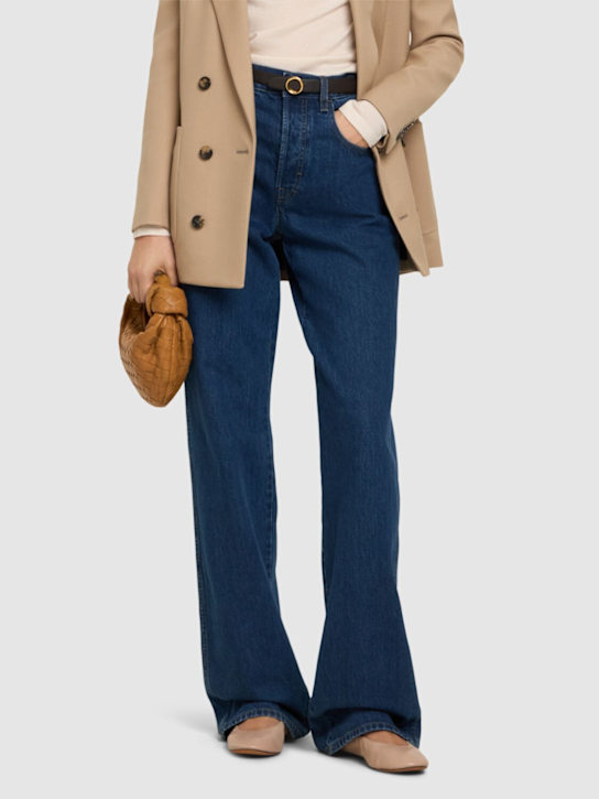 Lanvin: 5mm Leather ballerina flats - women_1 | Luisa Via Roma