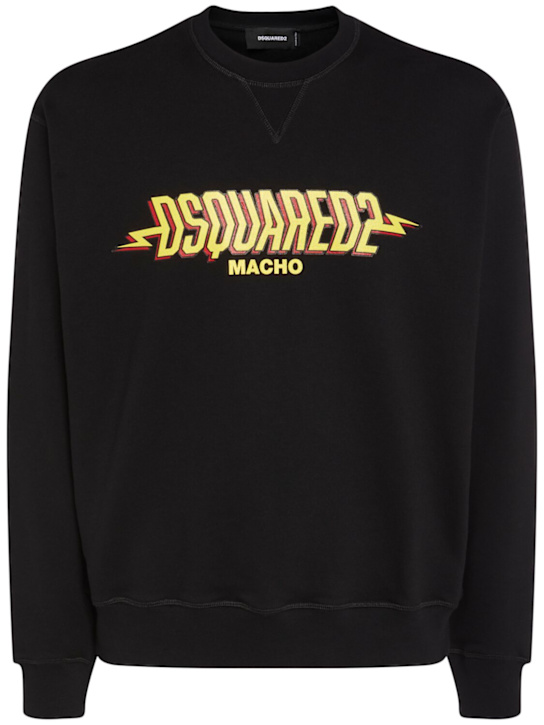 Dsquared2: Cool fit crewneck sweater - men_0 | Luisa Via Roma