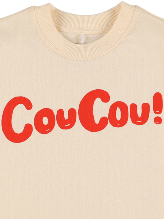 Mini Rodini: Cou Cou オーガニックコットンTシャツ - kids-girls_1 | Luisa Via Roma
