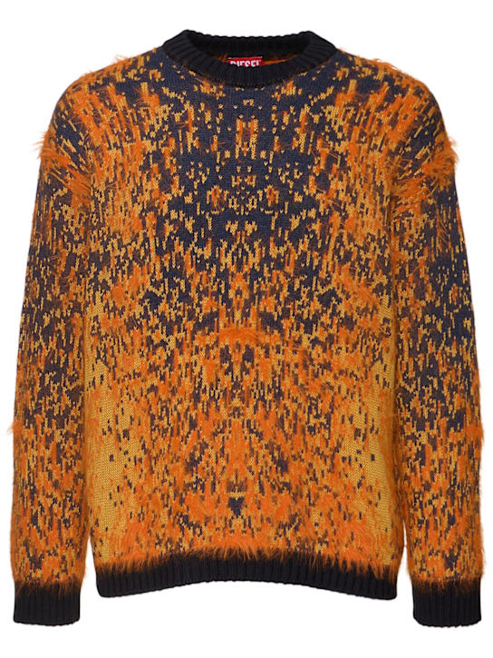 Diesel: Strickpullover mit Rundhalsausschnitt „K-Rain“ - men_0 | Luisa Via Roma