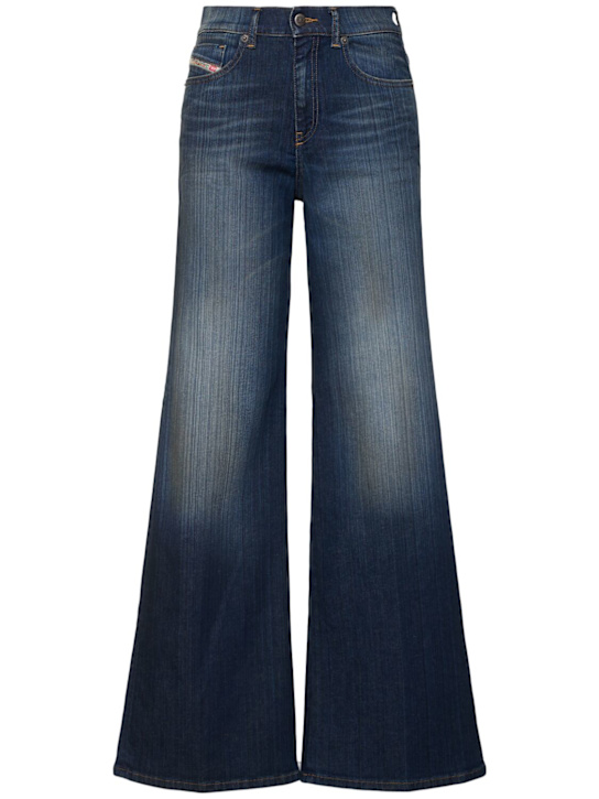 Diesel: 1978 D-Akemi high rise wide jeans - women_0 | Luisa Via Roma