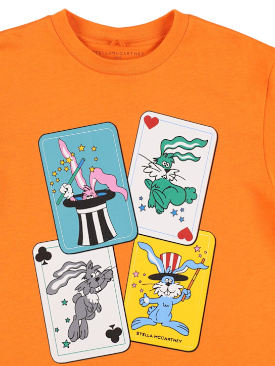 Stella McCartney Kids: コットンジャージーTシャツ - kids-boys_1 | Luisa Via Roma