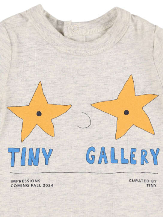 Tiny Cottons: Printed organic cotton bodysuit - kids-boys_1 | Luisa Via Roma