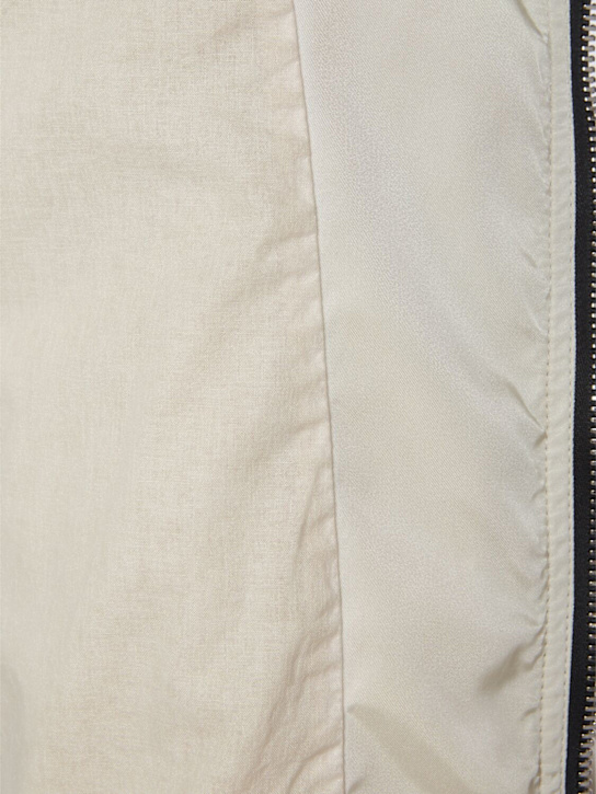Dsquared2: Garment dyed military bomber - White - men_3 | Luisa Via Roma