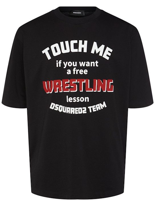 Dsquared2: T-Shirt „Loose Fit“ - men_0 | Luisa Via Roma