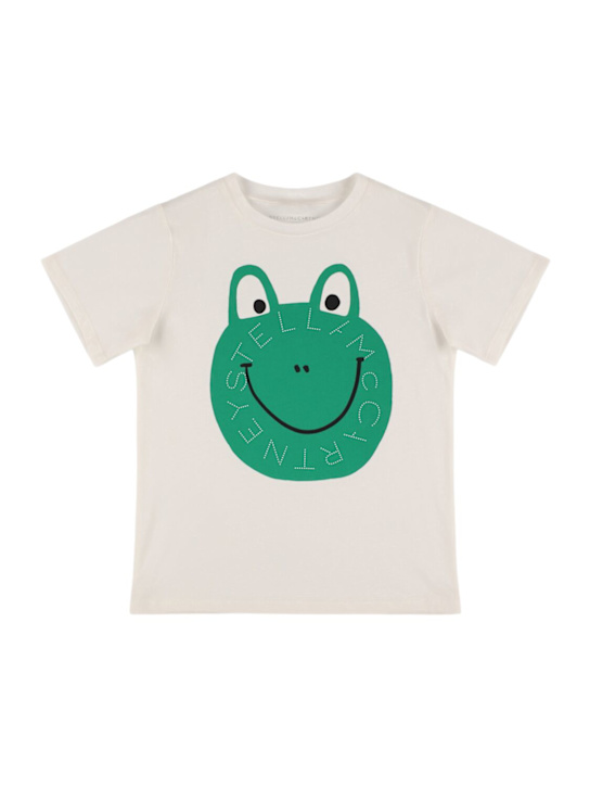 Stella McCartney Kids: コットンジャージーTシャツ - kids-girls_0 | Luisa Via Roma