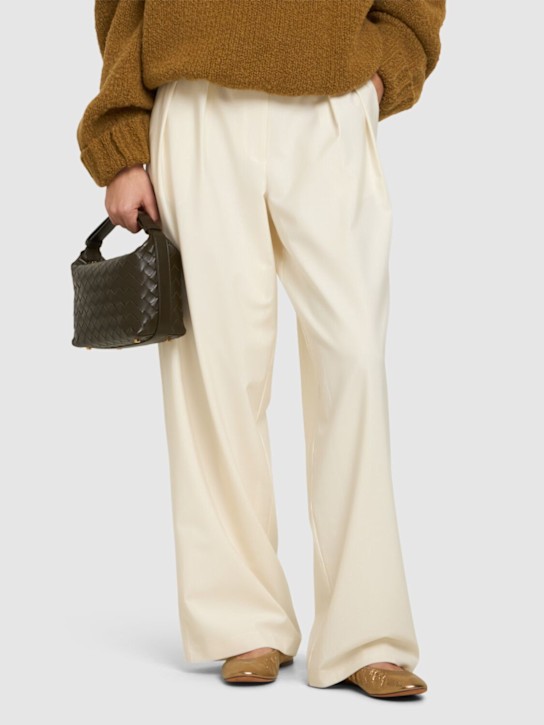 Lanvin: 5mm Laminated ballerina flats - women_1 | Luisa Via Roma