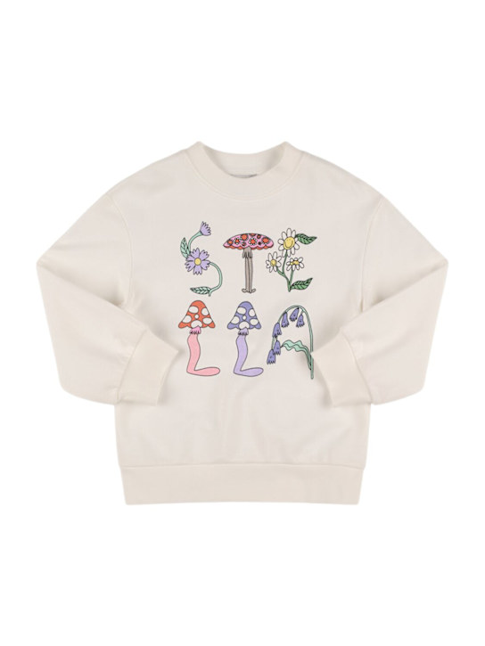 Stella McCartney Kids: コットンスウェットシャツ - kids-girls_0 | Luisa Via Roma