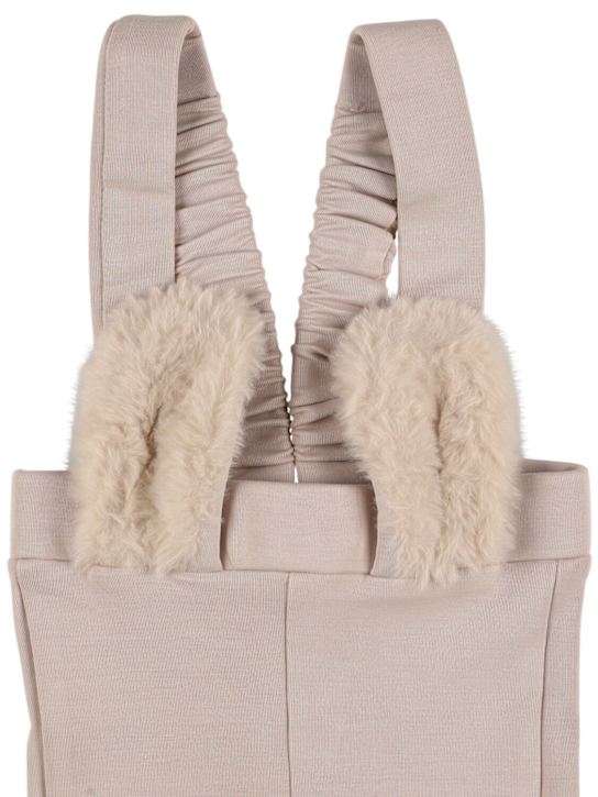 Donsje: Salopette in misto modal con orecchie - kids-girls_1 | Luisa Via Roma