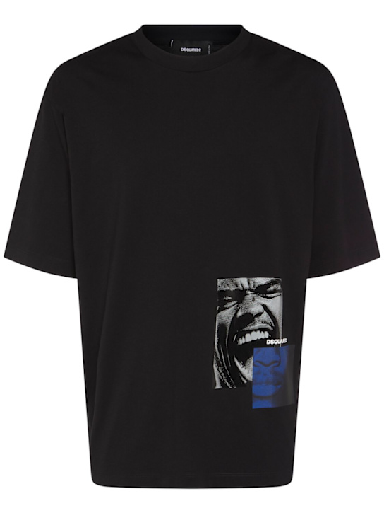 Dsquared2: Loose fit t-shirt - men_0 | Luisa Via Roma