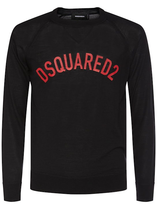 Dsquared2: Crewneck sweater - men_0 | Luisa Via Roma