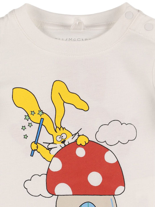 Stella McCartney Kids: コットンジャージーTシャツ - ホワイト - kids-boys_1 | Luisa Via Roma