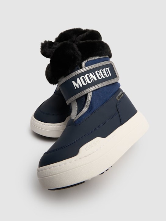 Moon Boot: Nylon strap snow boots - kids-boys_1 | Luisa Via Roma