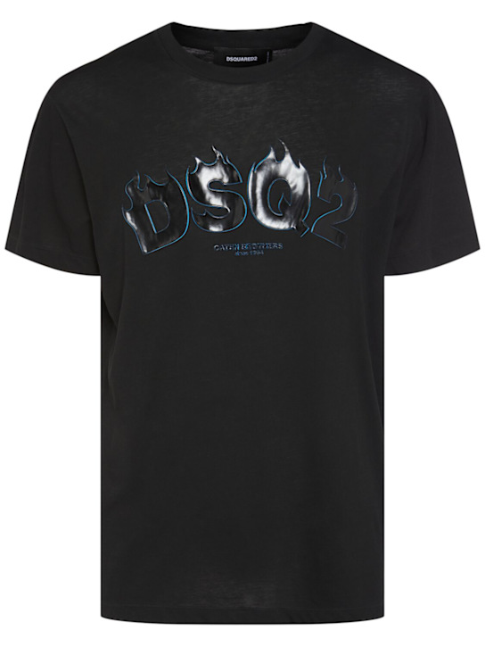 Dsquared2: Cigarette fit t-shirt - men_0 | Luisa Via Roma