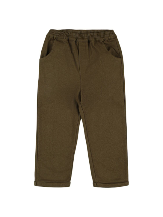 Donsje: Stretch cotton pants - kids-boys_0 | Luisa Via Roma